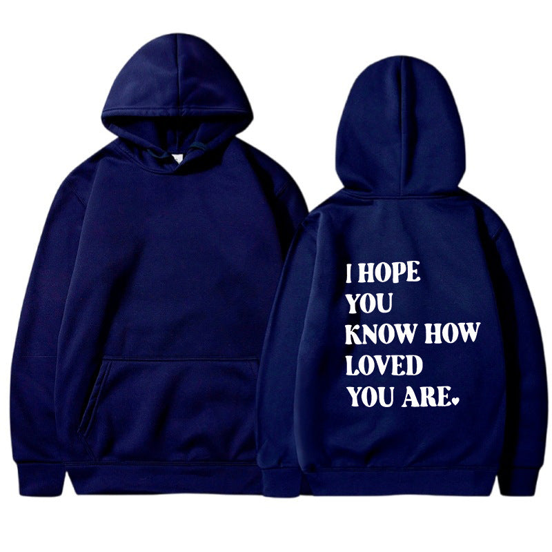 Dames Trendy Hoodie met Self Love Text Print | Soldana