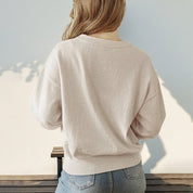 Dames Warme Basic Veelzijdige Gebreide Trui met Ronde Hals | Romania