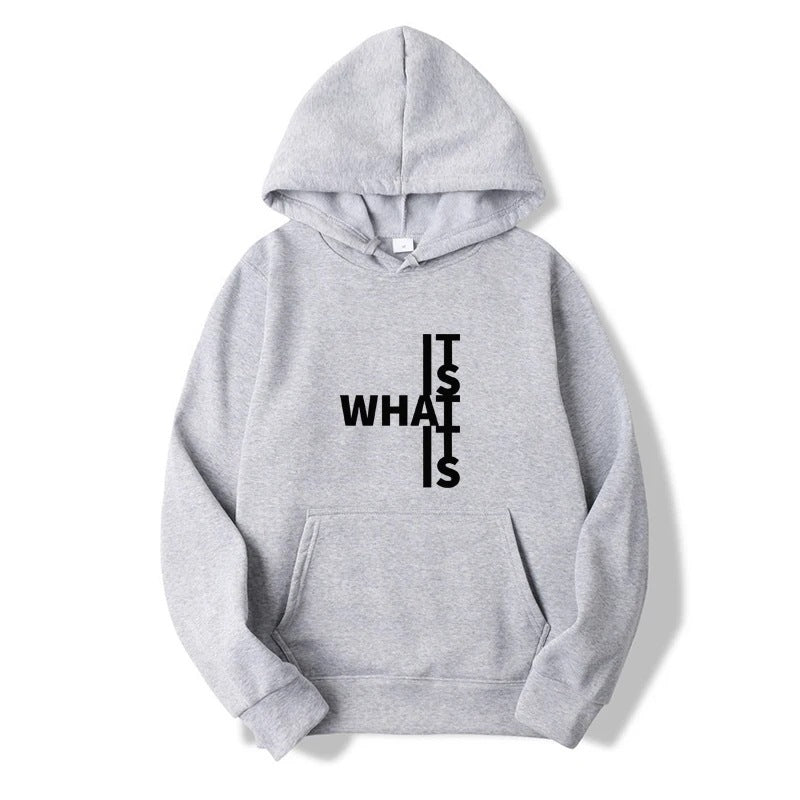 Dames Trendy Warme Hoodie met Statement Text Print | Salonne