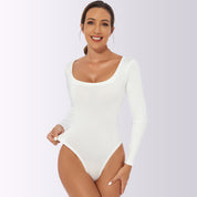 Dames Comfortabele Corrigerende Bodysuit met Lange Mouwen | Moana