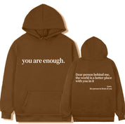 Dames Oversized Hoodie met Inspirerende Statement Tekst | Salvania