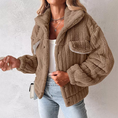 Dames Warme Teddy Jas | Bora
