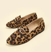 Dames Elegante Trendy Panterprint Loafers | Esaja