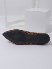 Dames Panterprint Ballerina’s met Puntige Neus - Trendy Loafers | Evaria