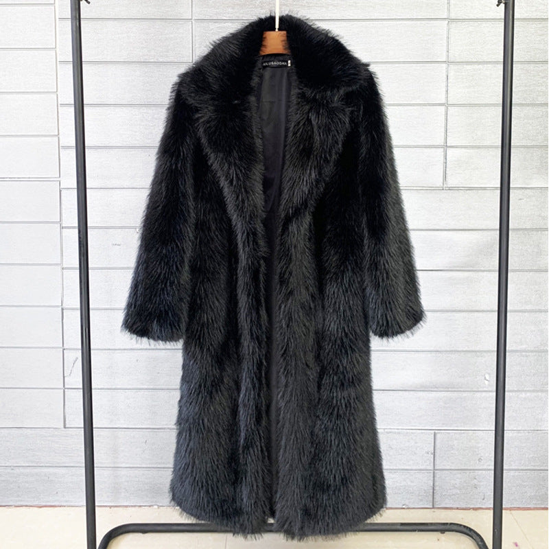 Dames Trendy Volume Elegante Stijlvolle Faux Fur Jas | Bashley