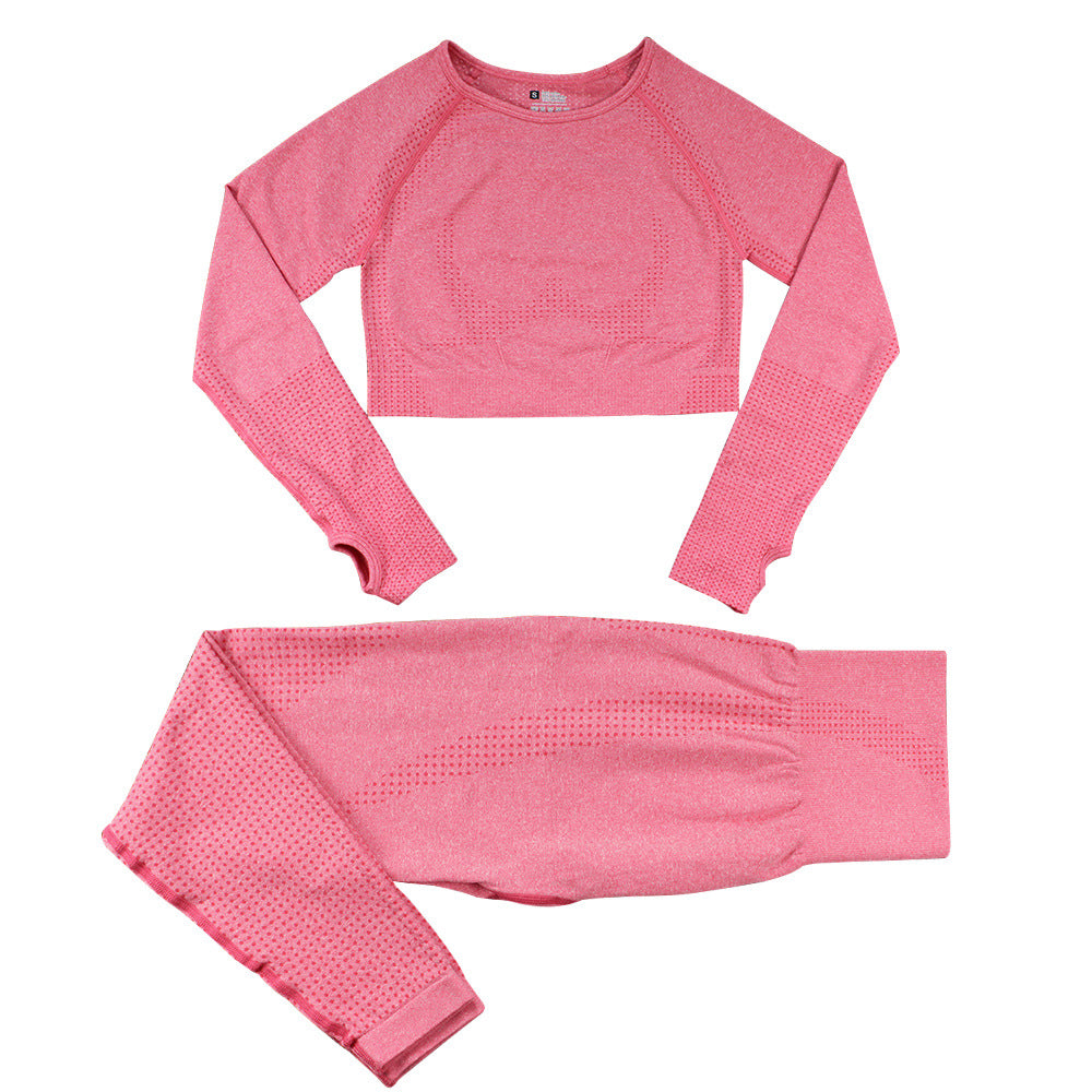 Dames Naadloze Yoga Sportset met Legging en Top | Damaris