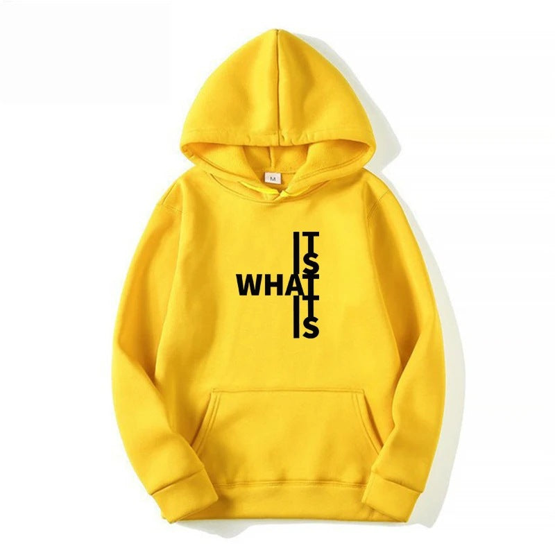 Dames Trendy Warme Hoodie met Statement Text Print | Salonne