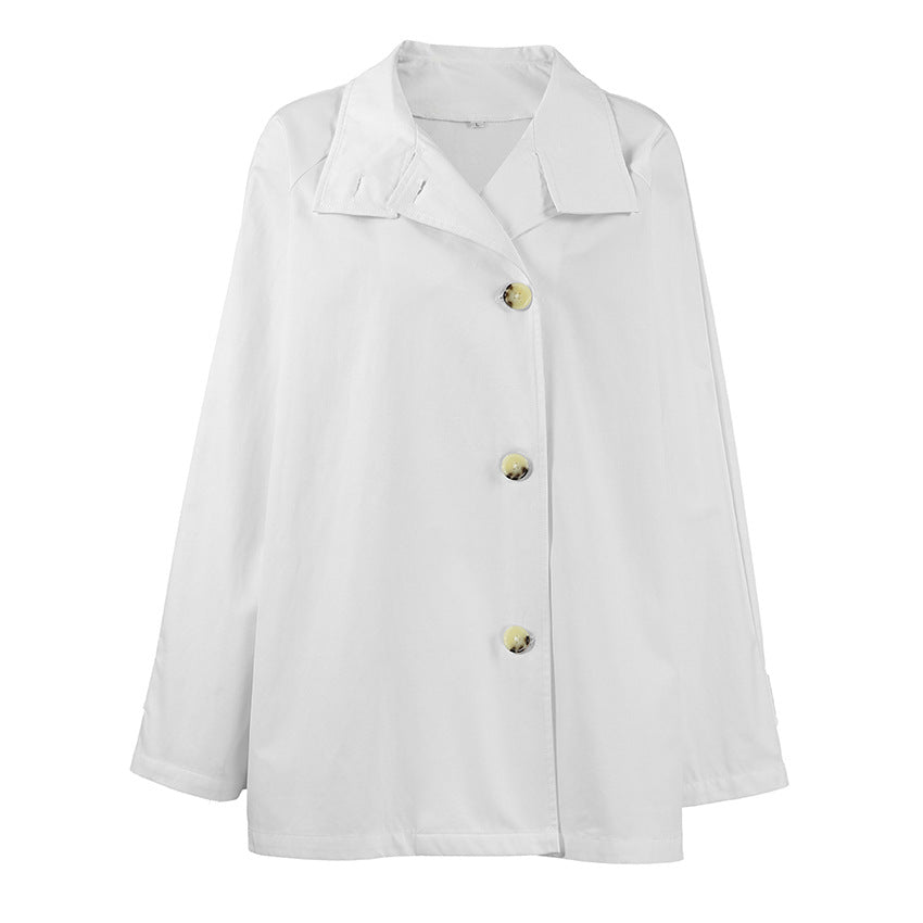 Dames Luxe Trendy Korte Trenchcoat | Betoline