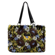 Dames Trendy Bloemen Schoudertas van Zachte Pluche | Larry