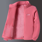 Dames Warme Zachte Fleece Jas met Opstaande Kraag en Rits | Beata