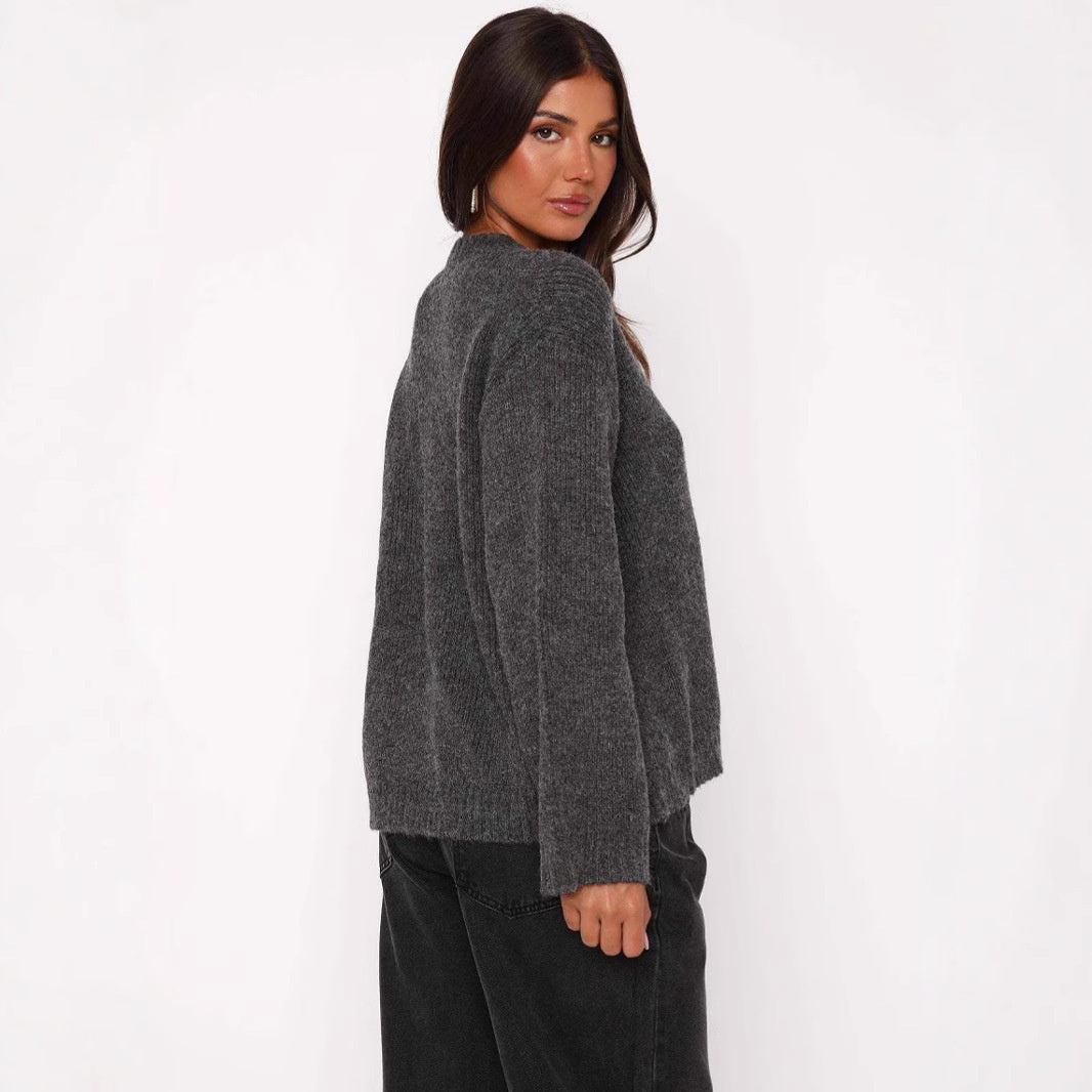 Dames Elegante Gebreid Vest met Striksluiting | Renee