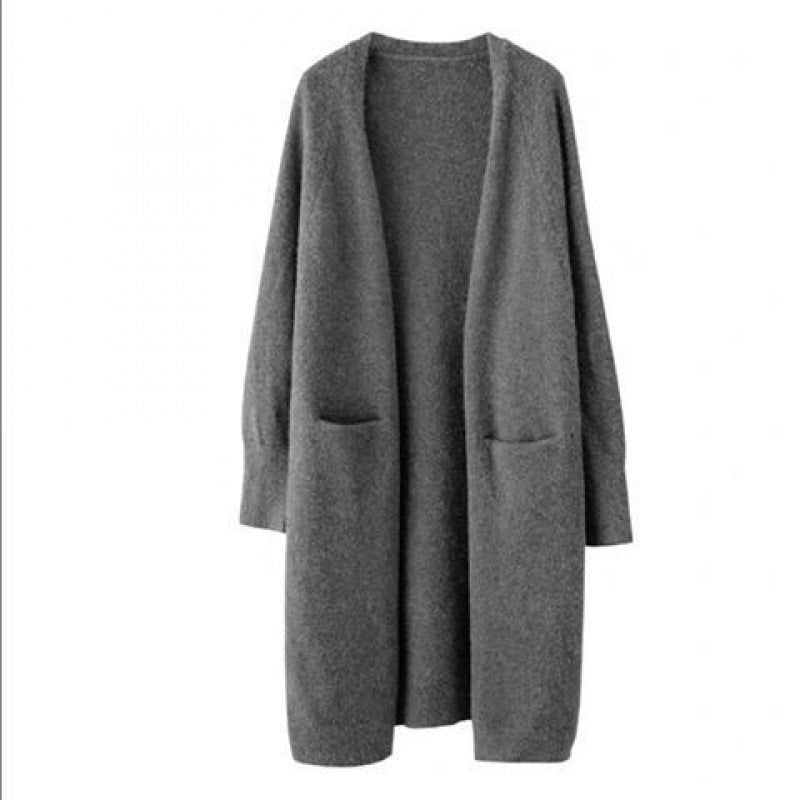 Dames Warme Stijlvolle Lange Gebreid Vest | Rayna