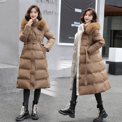 Dames Stijlvolle Lange Puffer Jas | Blosh