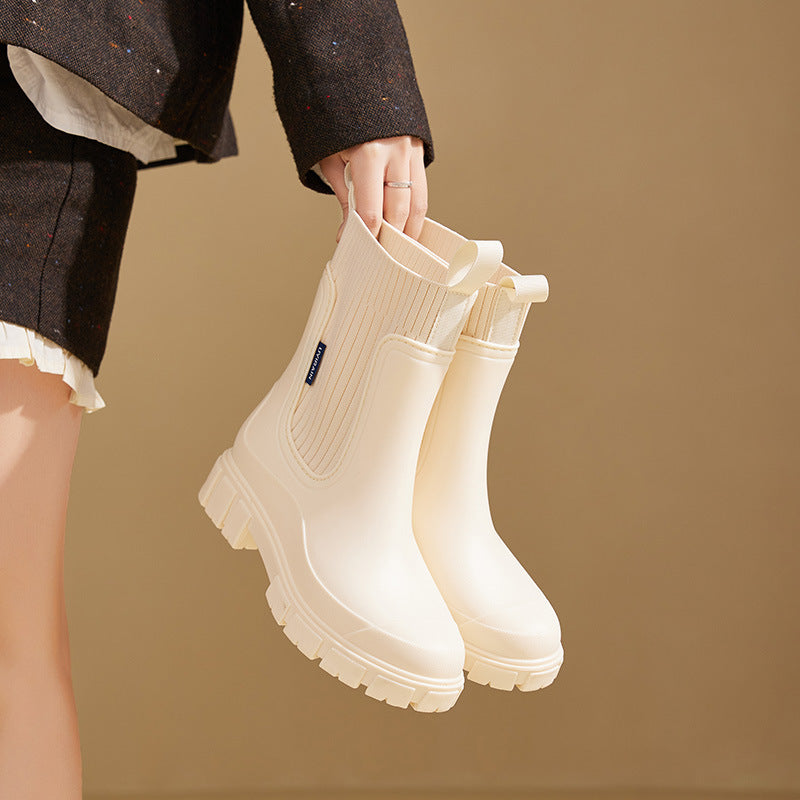 Dames Regenlaarzen Waterdicht met Antislip Zool | Estelle