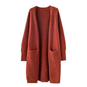 Dames Warme Stijlvolle Lange Gebreid Vest | Rayna