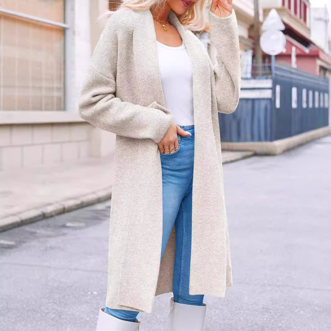 Dames Elegante Lange Vest Jas | Reilani