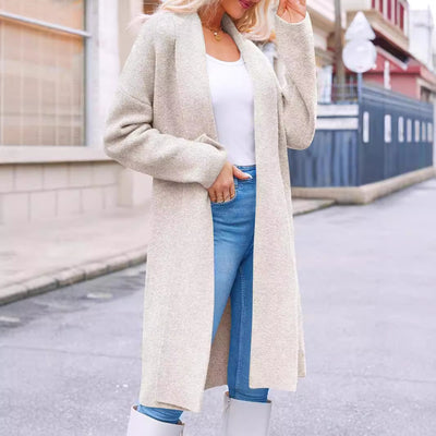 Dames Elegante Lange Vest Jas | Reilani
