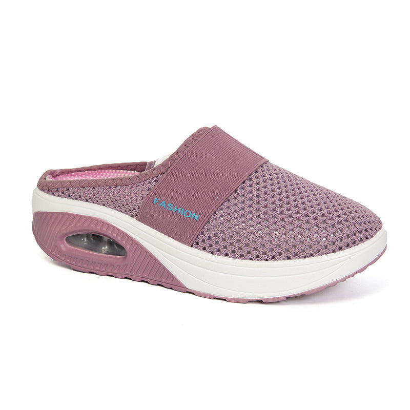 Dames Orthopedische Veelzijdige Mesh Wedge Instap Sneaker | Elijah