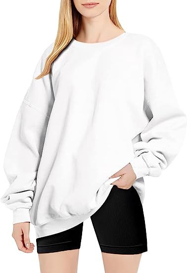 Dames Stijlvolle Basic Oversized Ronde Hals Trui | Sari