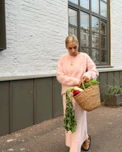 Dames Tweedelige Set met Zachte Trui en Lange Rok | Diva