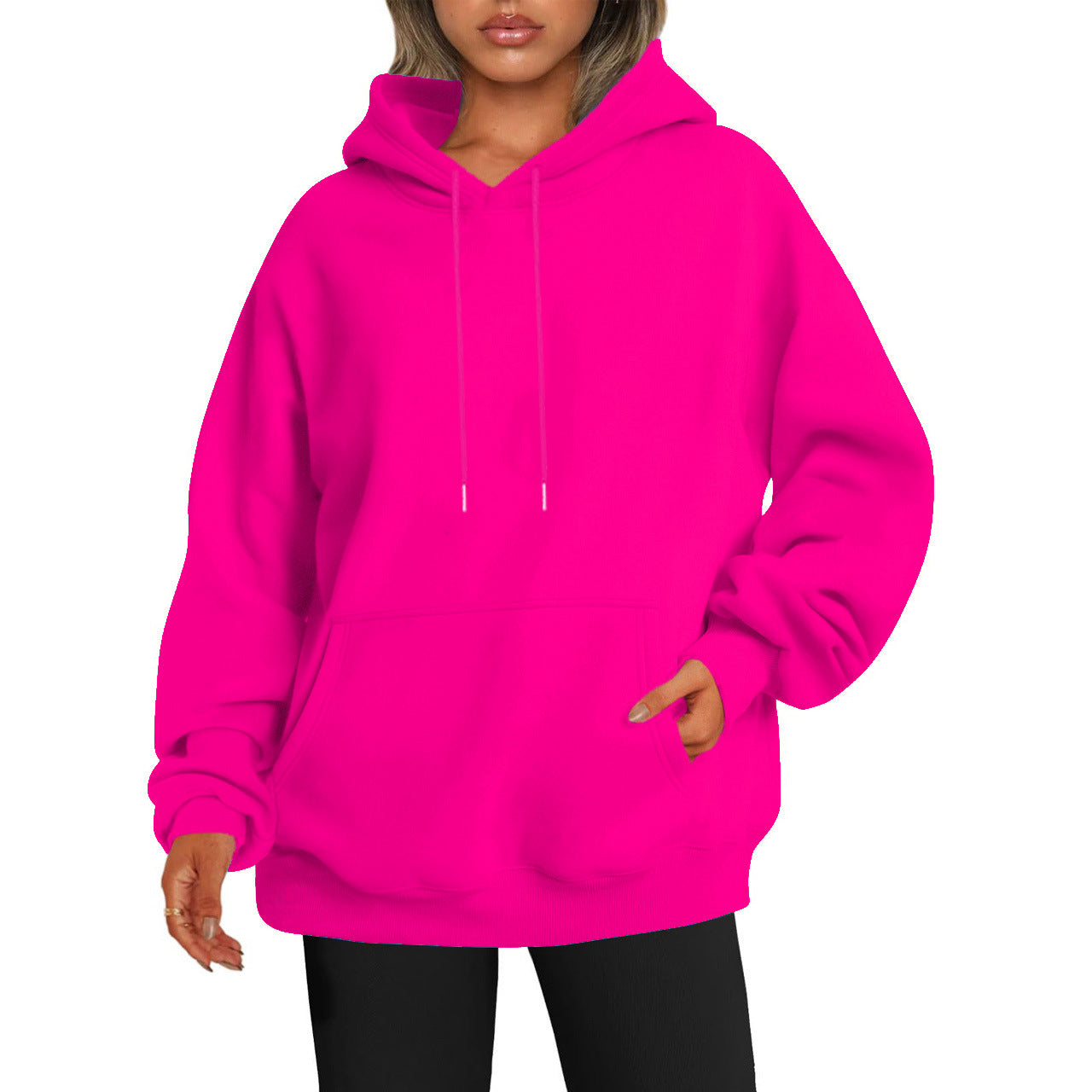 Dames Casual Ruimvallende Comfortabele Hoodie met Capuchon | Sarelia