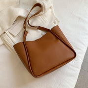 Dames Trendy Grote Leren Schoudertas | Lyra