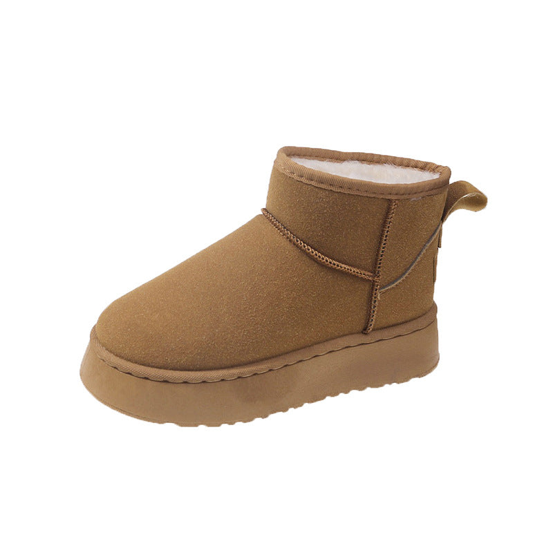 Dames Warm Gevoerde Plateau Platform Sneeuw Boots | Emera