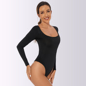 Dames Comfortabele Corrigerende Bodysuit met Lange Mouwen | Moana