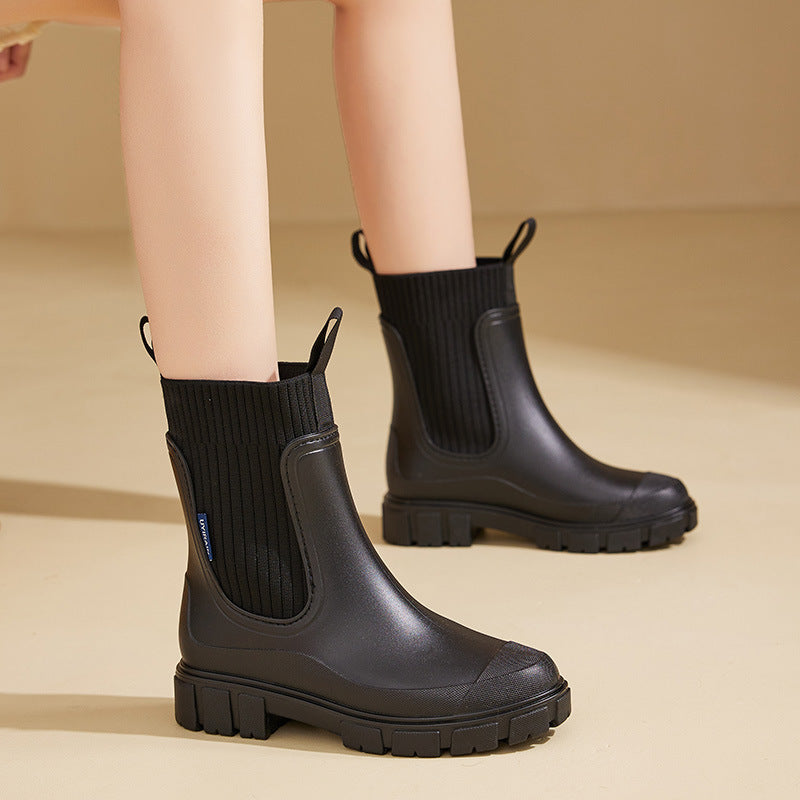 Dames Regenlaarzen Waterdicht met Antislip Zool | Estelle