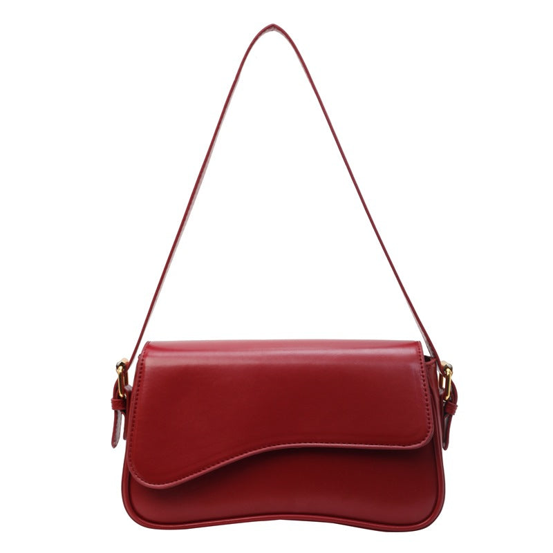 Dames Elegante Handtas met Golvend Design van Faux Premium Vegan Leer | Lady