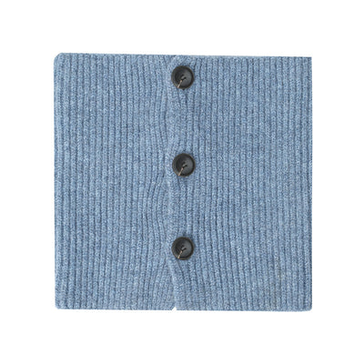 Dames Eigentijdse Warme Gebreide Col Sjaal met Knopen | Laverne