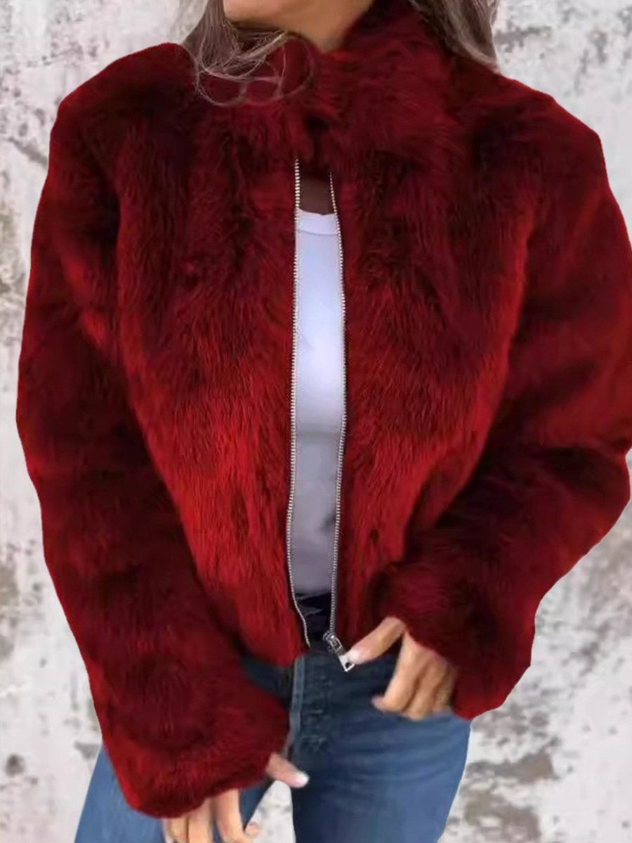 Dames Elegante Faux Fur Jas | Banou