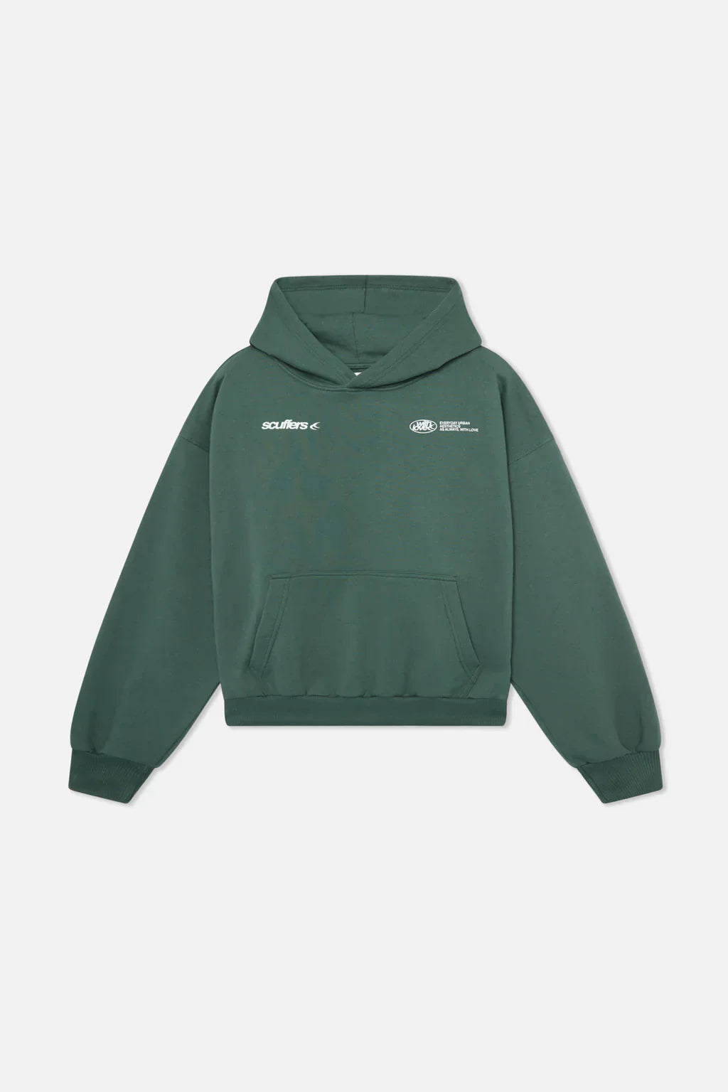 Dames Hoodie Ruimvallend met Opdruk | Solange