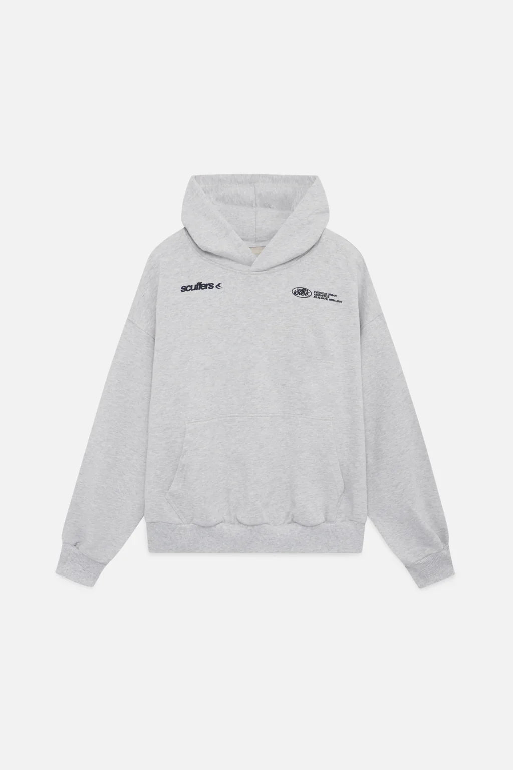 Dames Hoodie Ruimvallend met Opdruk | Solange