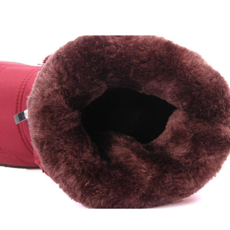 Dames Warme Winterlaarzen met Antislip Zool | Evalora