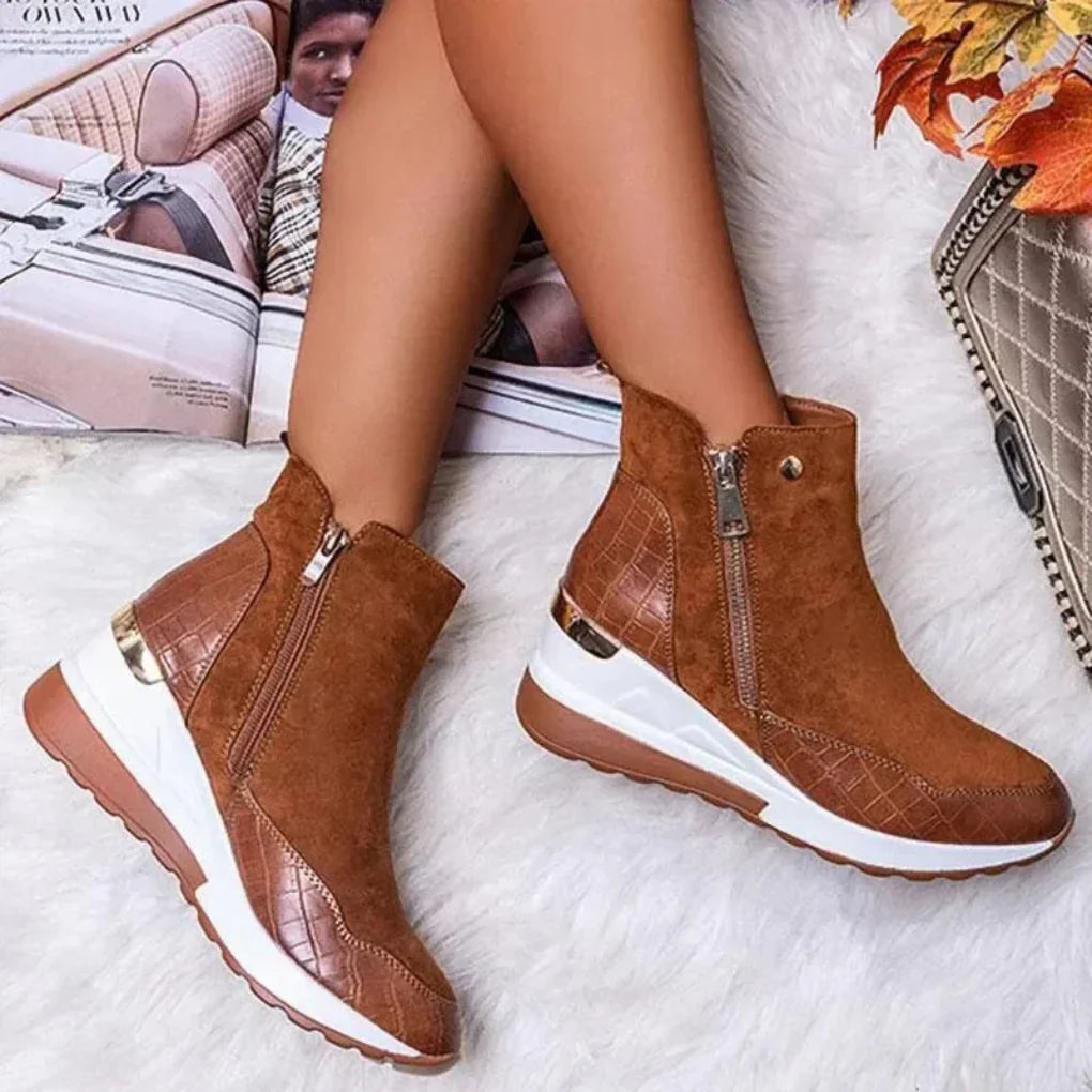 Dames Trendy Enkellaarsjes | Erika