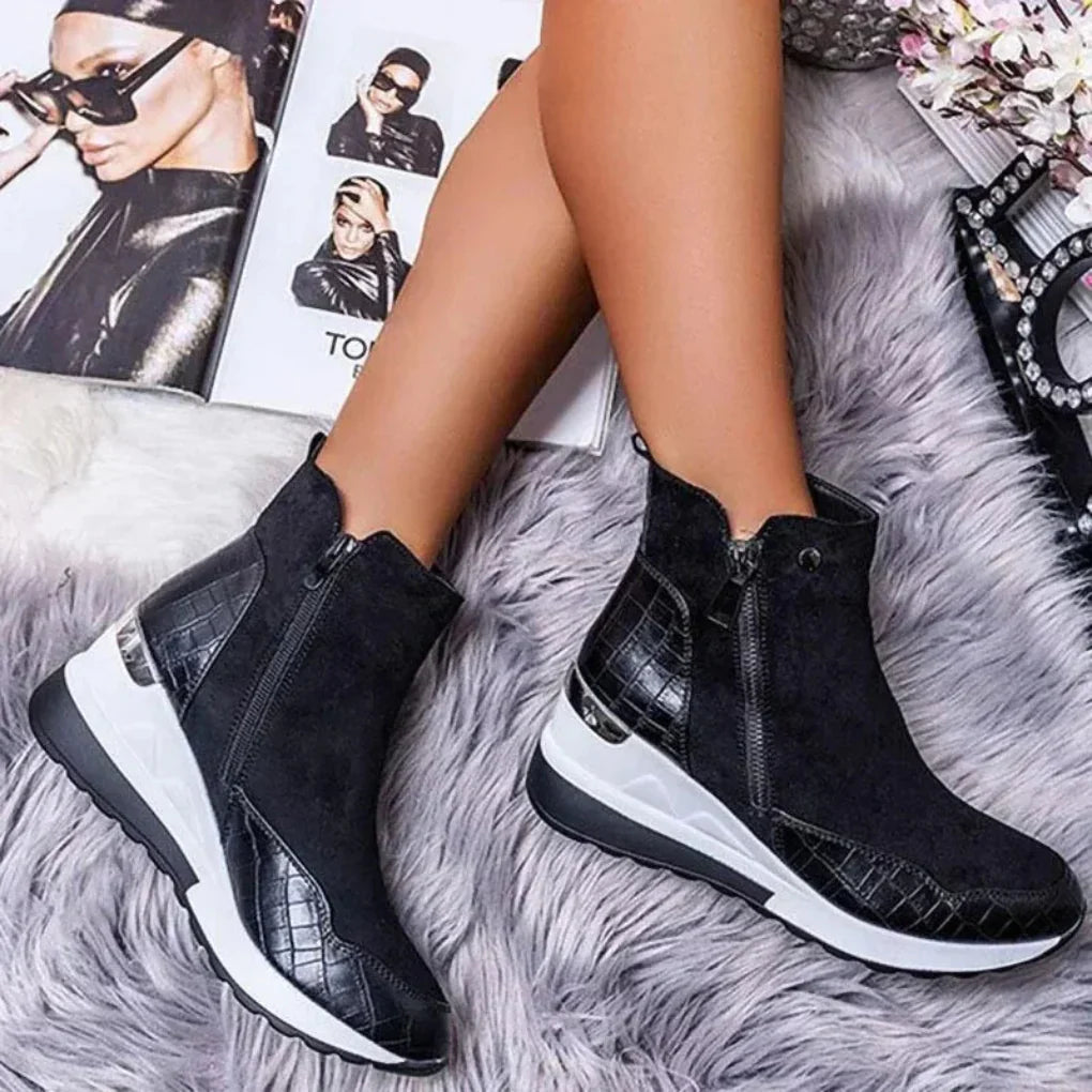 Dames Trendy Enkellaarsjes | Erika