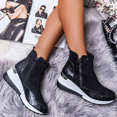 Dames Trendy Enkellaarsjes | Erika