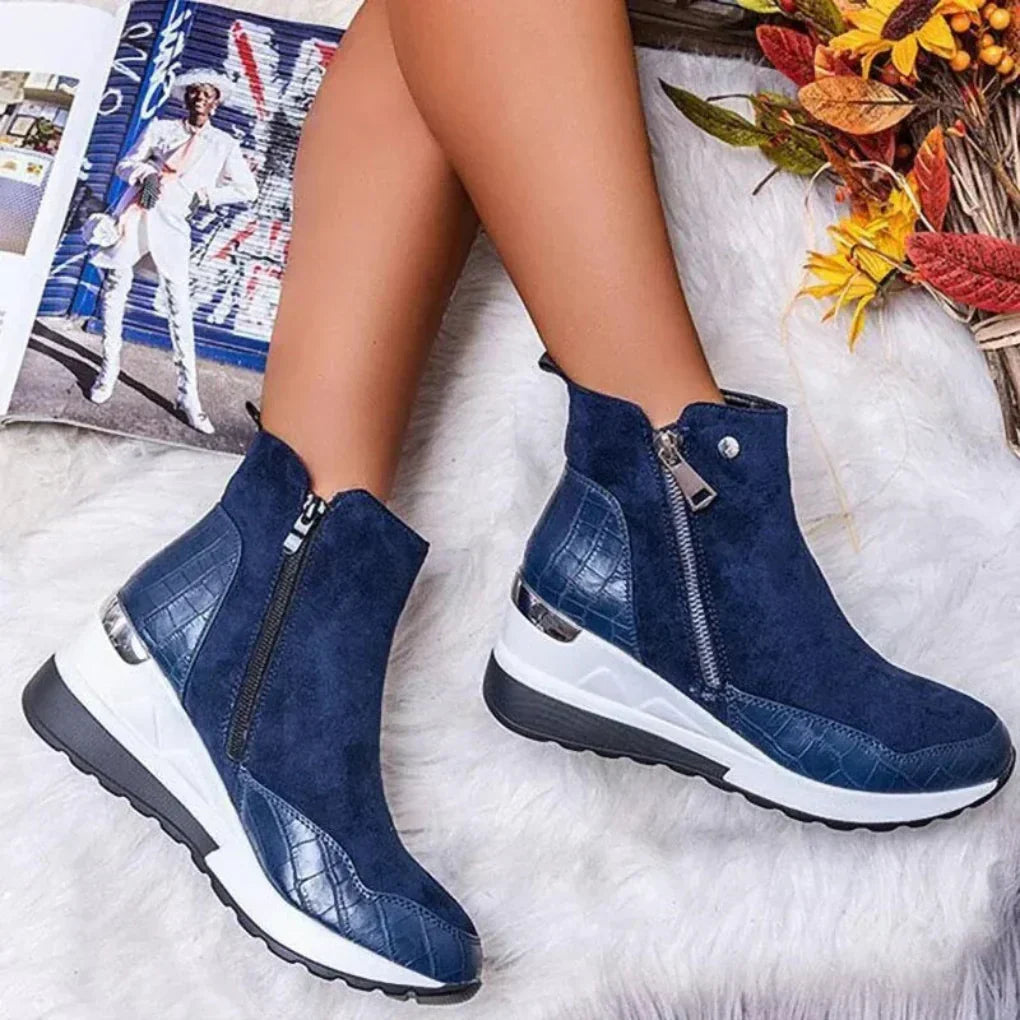 Dames Trendy Enkellaarsjes | Erika