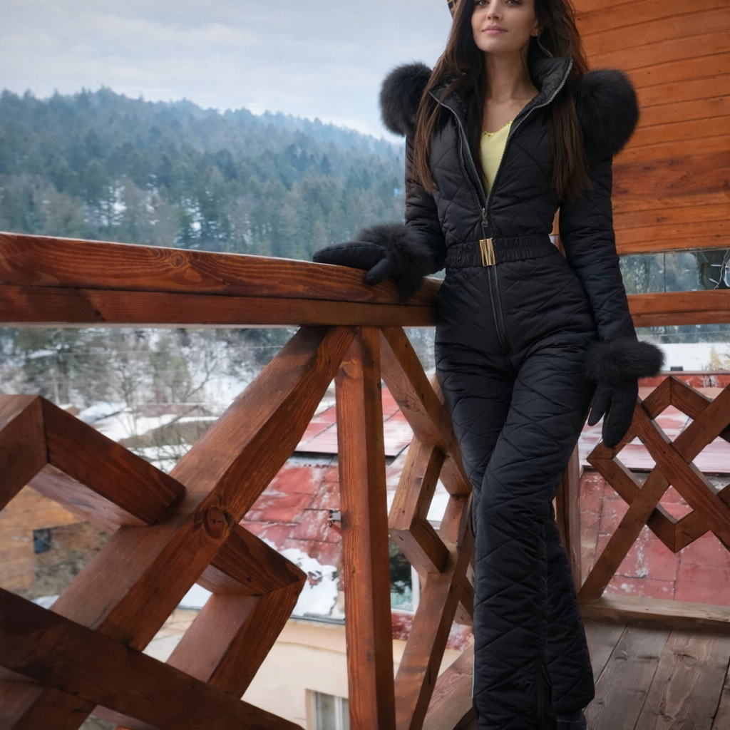 Dames Trendy Comfortabele Winddichte Ski Overall Suit - One Piece | Venga