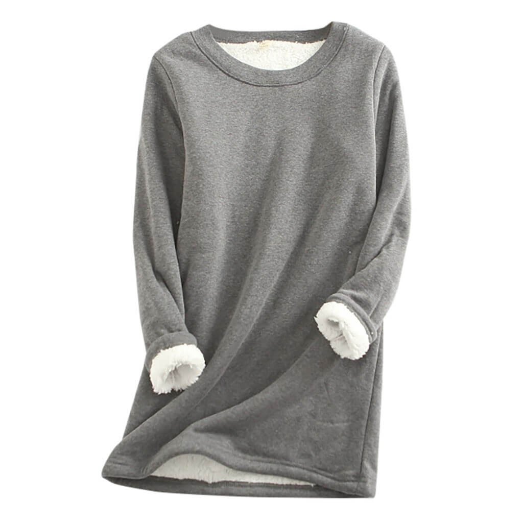 Dames Warme Trui met Fleece Voering | Sandy