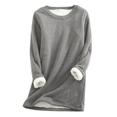 Dames Warme Trui met Fleece Voering | Sandy