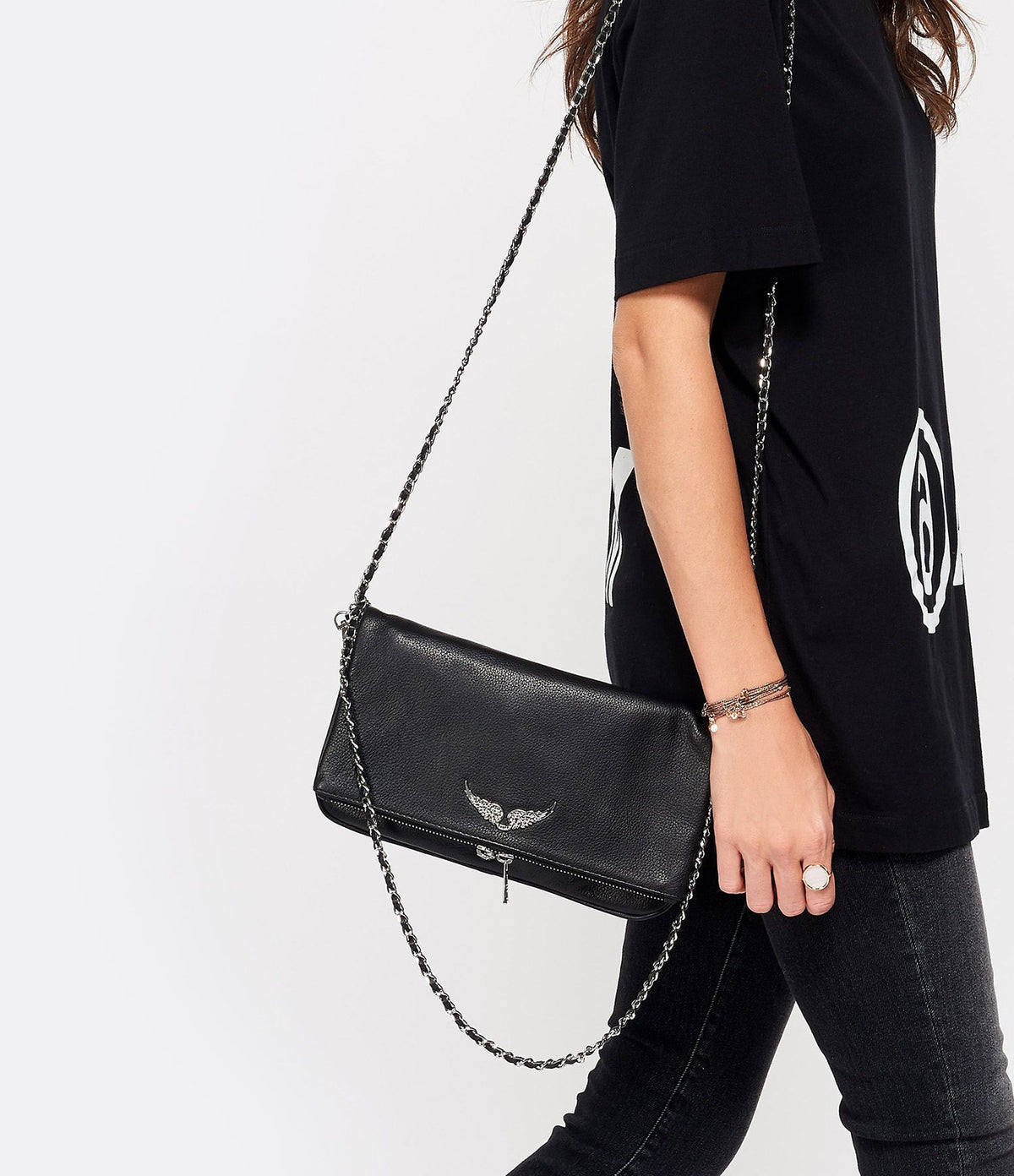Dames Luxe Clutch met Ketting en Praktische Indeling | Luba